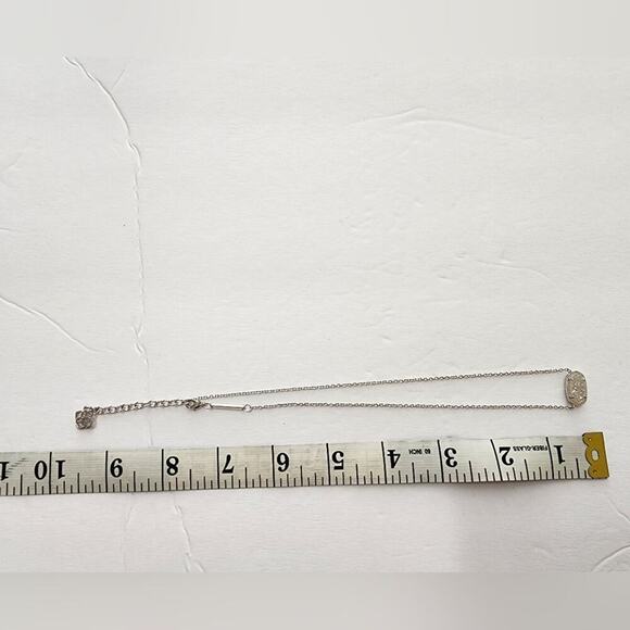 Kendra Scott Elisa necklace in silver with Opal Kyocera stone.‎ - Picture 9 of 9